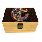 Space Rider Small Wooden Rolling Box - Everyday Smoking 