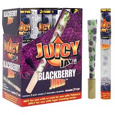 Juicy Jay "Blackberry" Pre Rolled Cones with Dank 7 Tip
