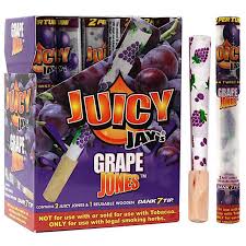 Juicy Jay "Grape" Pre Rolled Cones with Dank 7 Tip - Everyday Smoking 