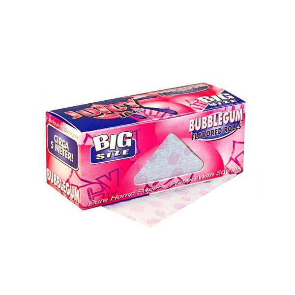 Juicy Jay Bubblegum flavoured rolling paper roll big size 5 metre 15ft pack
