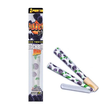 Juicy Jay grape pre rolled cones with reusable Dank 7 wooden tip
