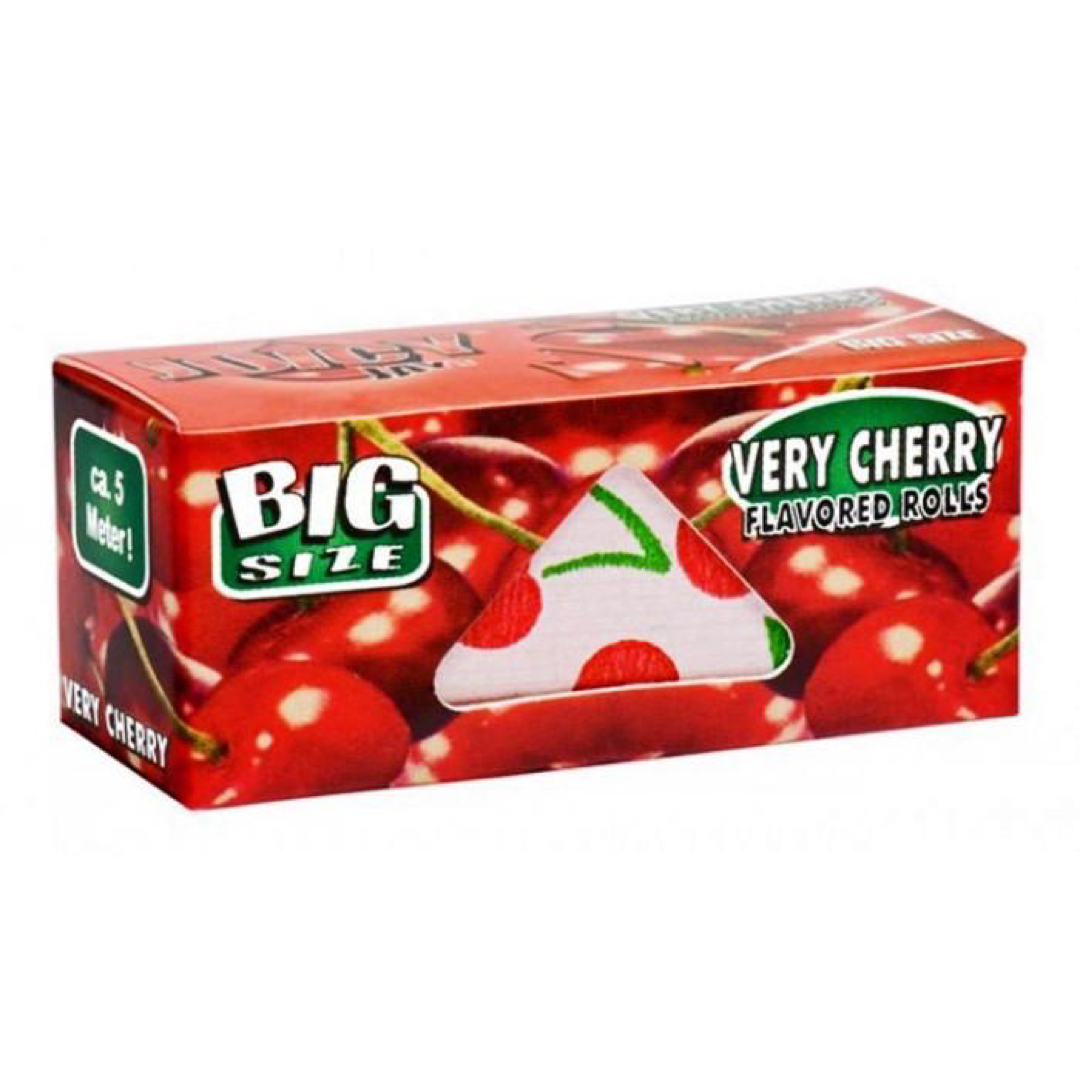 Juicy Jay Very Cherry flavoured rolling paper roll big size 5 metre 15ft pack
