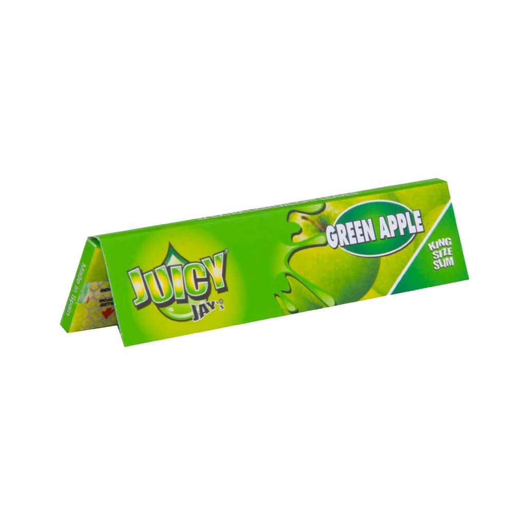 Juicy Jay Green Apple King Size Slim Rolling Papers
