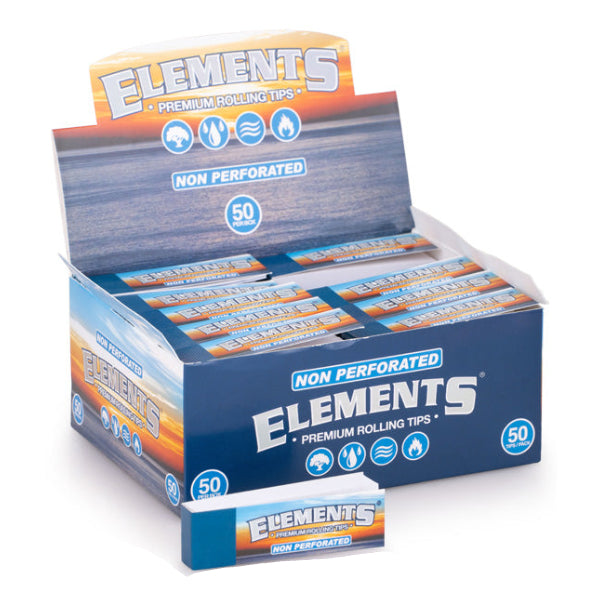 Elements Non Perforated Premium Rolling Tips - Everyday Smoking 
