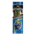 King Palm Berry Terps real leaf slim blunt wraps with squeeze and pop terpene filter and bamboo packing stick