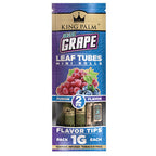 King Palm Blue Grape mini blunt wraps with terpene infused filter tips and packing stick