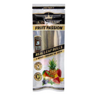 King Palm Fruit Passion mini blunt wraps made from natural palm leaves with terpene infused squeeze and pop filter