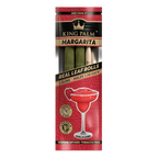 King Palm Margarita real leaf slim blunt wraps with squeeze and pop terpene filter and bamboo packing stick