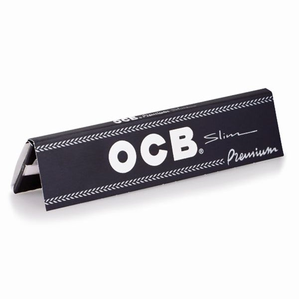 OCB Black Slim Premium rolling papers king size slim ultra thin paper pack