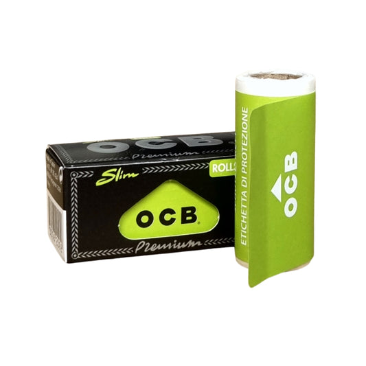 OCB Premium 4 meter slim rolling paper roll

