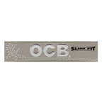OCB Silver Slim Fit kingsize rolling papers ultra thin silver paper pack