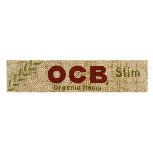 OCB Slim Organic Hemp Kingsize rolling papers natural unbleached hemp paper pack