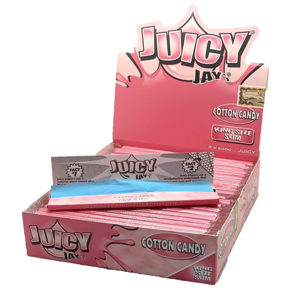 Juicy Jay Cotton Candy Kingsize Rolling Paper - Everyday Smoking 