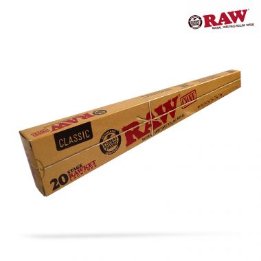 Raw 20 Stage RAWKET Launcher Pre Rolled Cones - Everyday Smoking 