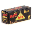 RAW Black Classic 3 meter king size rolling paper roll

