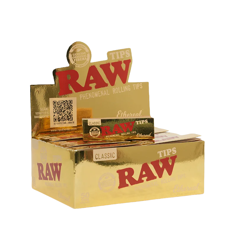 RAW Gold Classic Ethereal rolling tips
