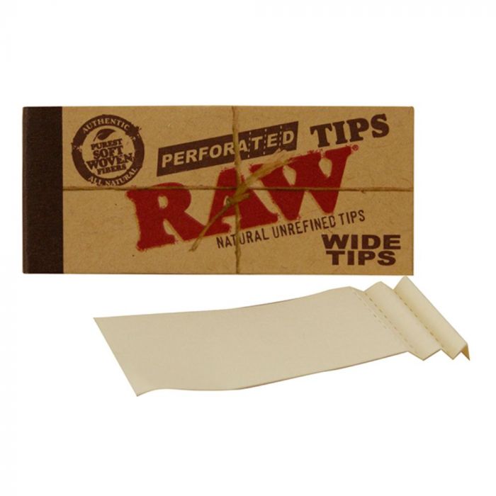 Raw Perforated Wide Tips - Everyday Smoking 
