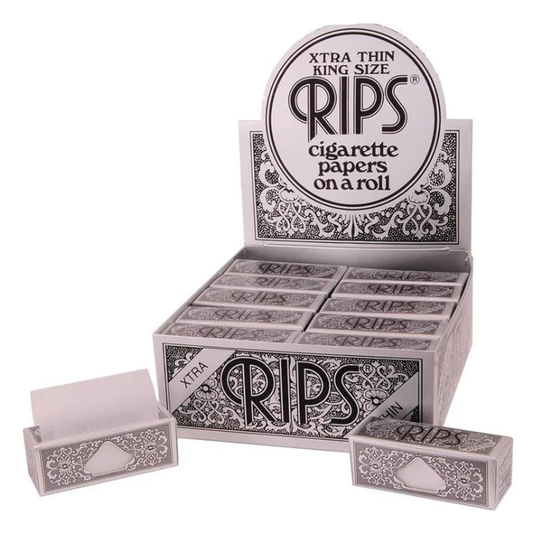 Rips Black 5 Meter Kingsize Extra Thin Rolls - Everyday Smoking 