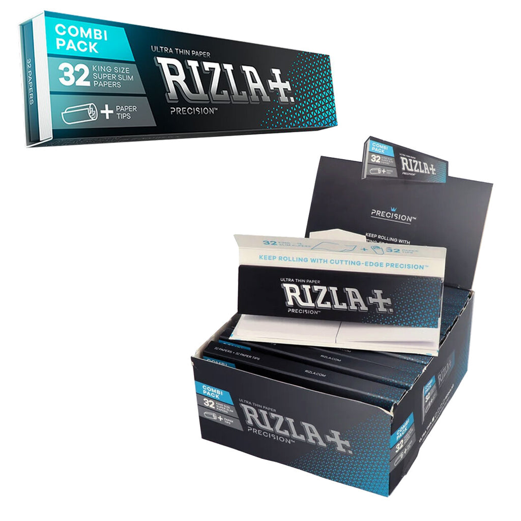 Rizla Ultra Thin Precision Combi Pack kingsize rolling papers with paper tips ultra thin pack