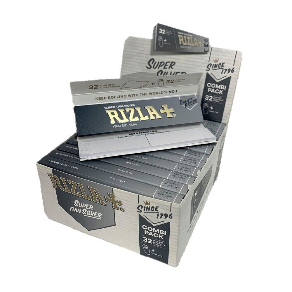 Rizla Super Thin Silver Combi Pack Kingsize Rolling Papers - Everyday Smoking 