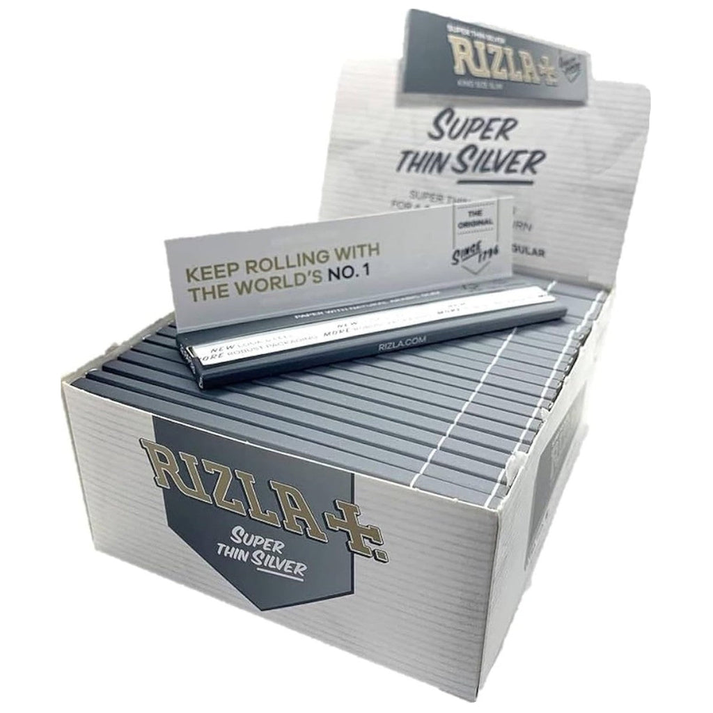 Rizla Super Thin Silver Kingsize Rolling Papers - Everyday Smoking 