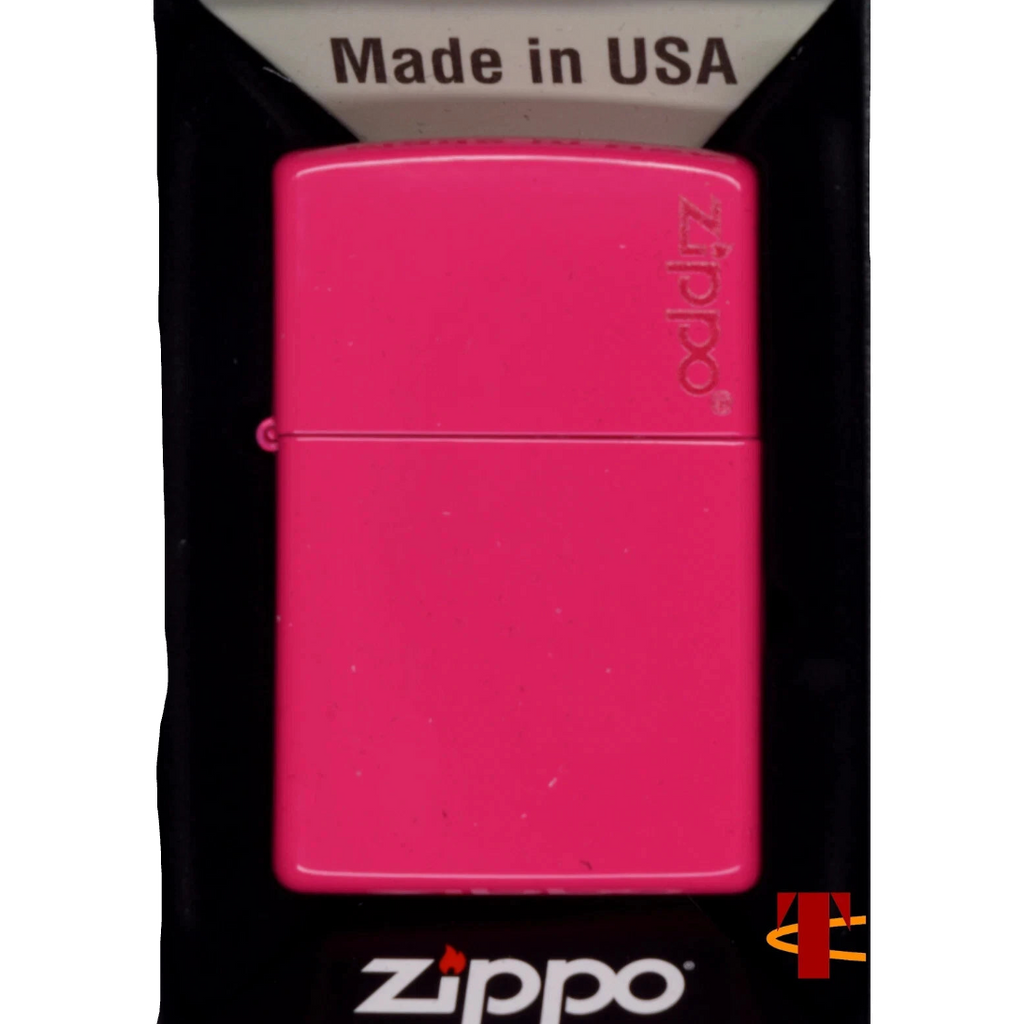 Pink Matte Metal Refillable Windproof Lighter - Everyday Smoking 