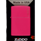 Pink Matte Metal Refillable Windproof Lighter - Everyday Smoking 