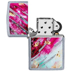 Zippo Abstract Brushstroke Art Colourful Windproof Lighter - Everyday Smoking 
