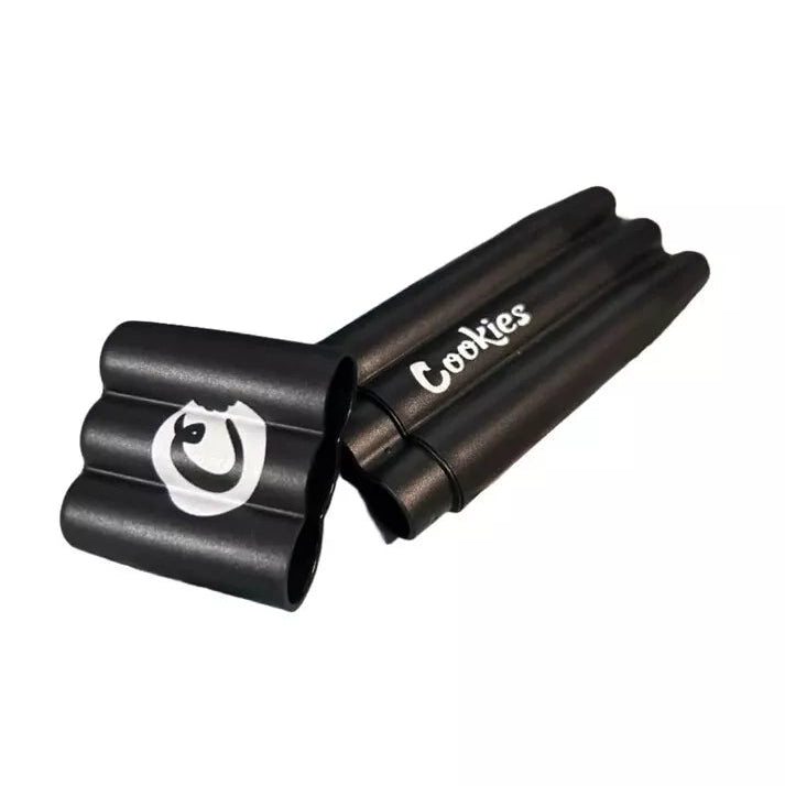 Cookies White Triple Cone Holder for storing and displaying three cones, made of durable white material.