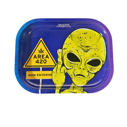 Alien 420 Rolling Tray Set - Everyday Smoking 