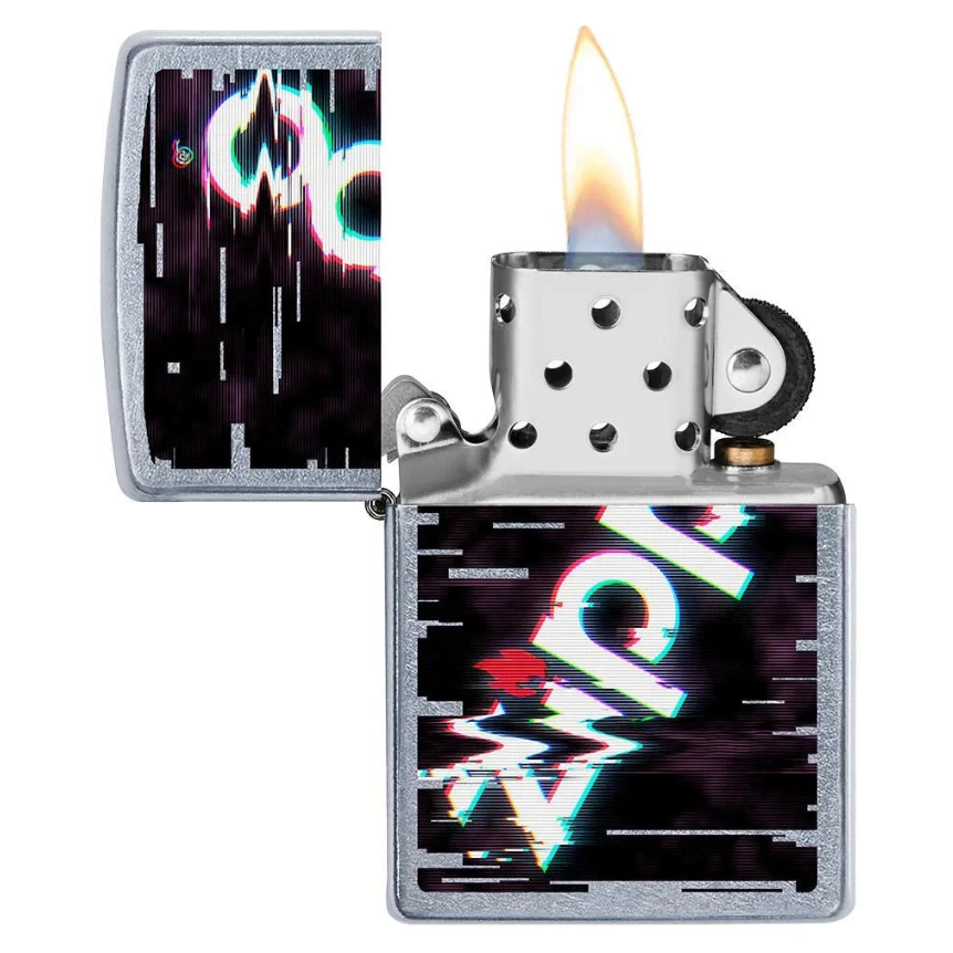 Zippo Glitch Logo Design Lighter - Everyday Smoking 