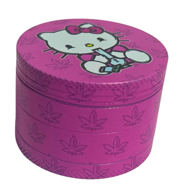 Pink Hello Kitty 4 Piece Metal Grinder - Everyday Smoking 