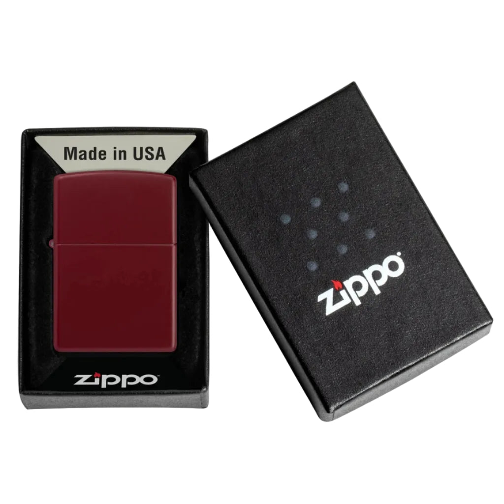 Zippo Classic Merlot Windproof Metal Lighter - Everyday Smoking 