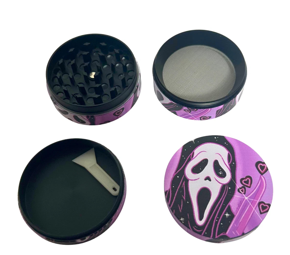Scream 4 Piece Metal Grinder - Everyday Smoking 