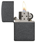 Zippo Classic Iron Stone Textured Windproof Lighter - Everyday Smoking 