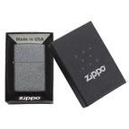 Zippo Classic Iron Stone Textured Windproof Lighter - Everyday Smoking 