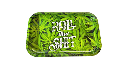 "Roll That Shit" Medium Rolling Tray - Everyday Smoking 