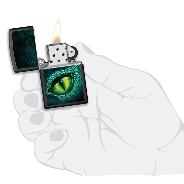 Zippo Black Dragon Eye Windproof Lighter - Everyday Smoking 