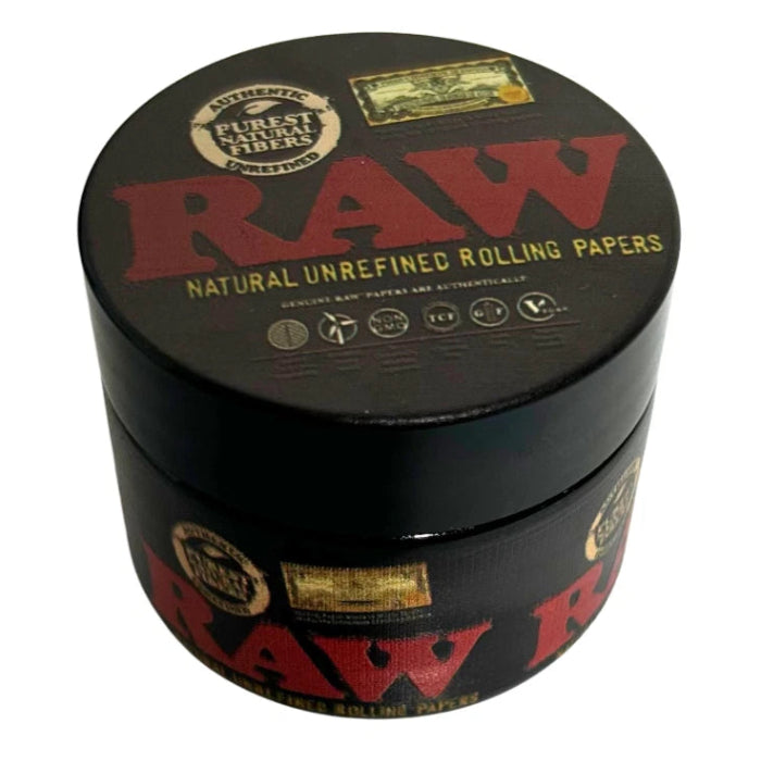 RAW Black Glass Storage Jar - Everyday Smoking 