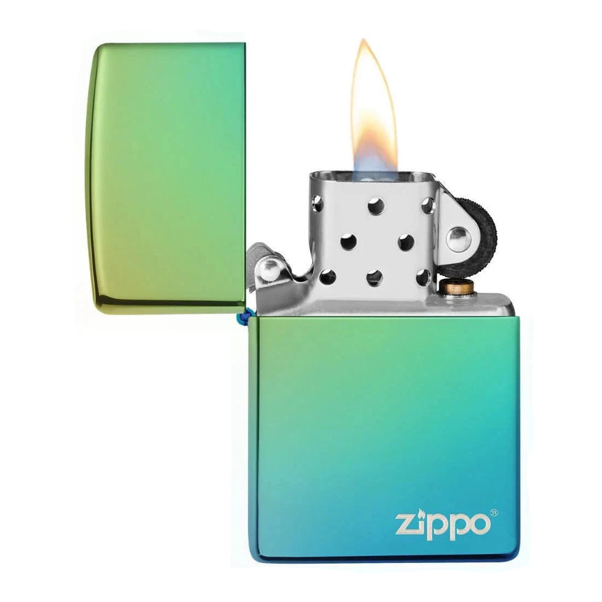 Zippo Iridescent Chrome Windproof Lighter - Everyday Smoking 