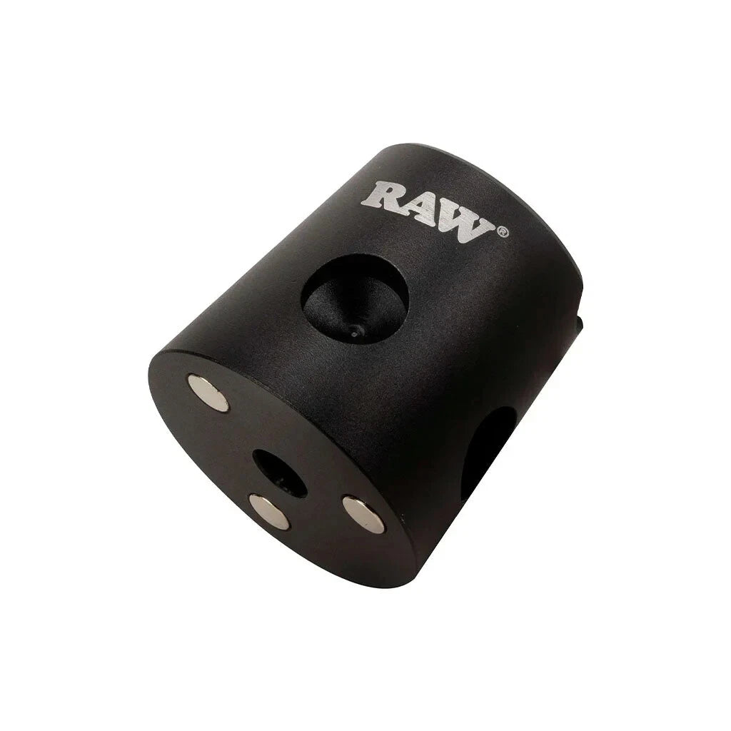 Raw Magnetic Metal Cigarette Snuffer ashtray with a sleek design and magnetic feature, ideal for safely snuffing cigarettes.