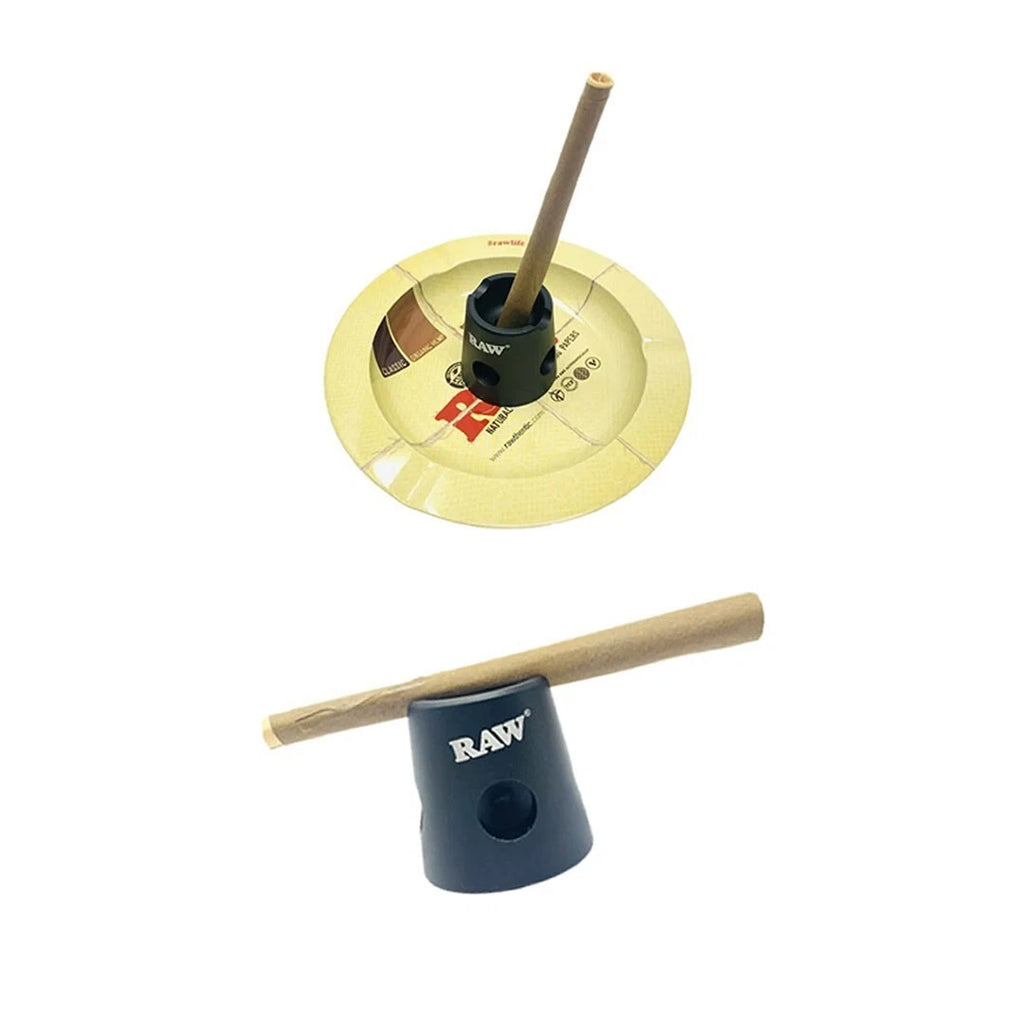 Raw Magnetic Metal Cigarette Snuffer ashtray with a sleek design and magnetic feature for easy cigarette extinguishing.