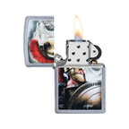 Zippo Mazzi Roman Warrior Lion Windproof Lighter - Everyday Smoking 