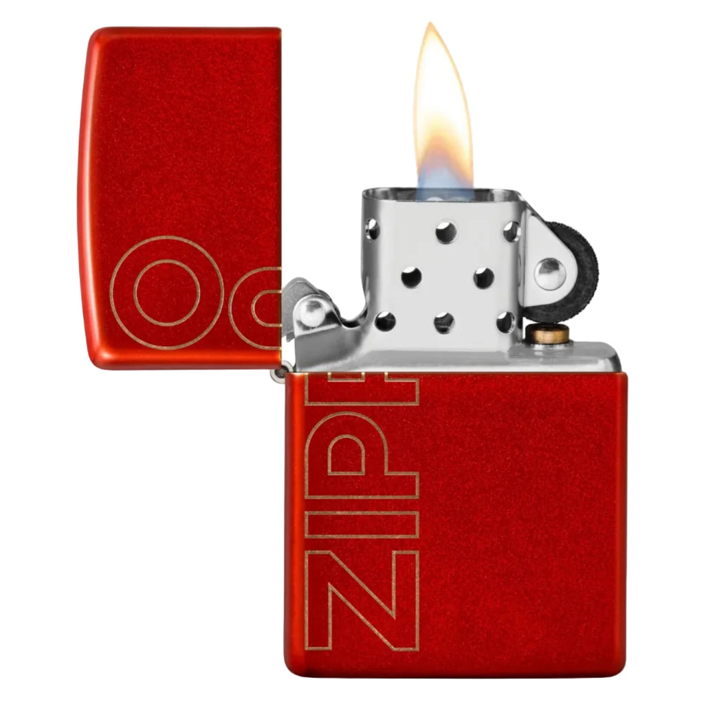 Zippo Red Matte Windproof Lighter - Everyday Smoking 