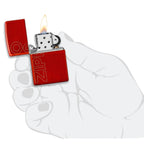 Zippo Red Matte Windproof Lighter - Everyday Smoking 