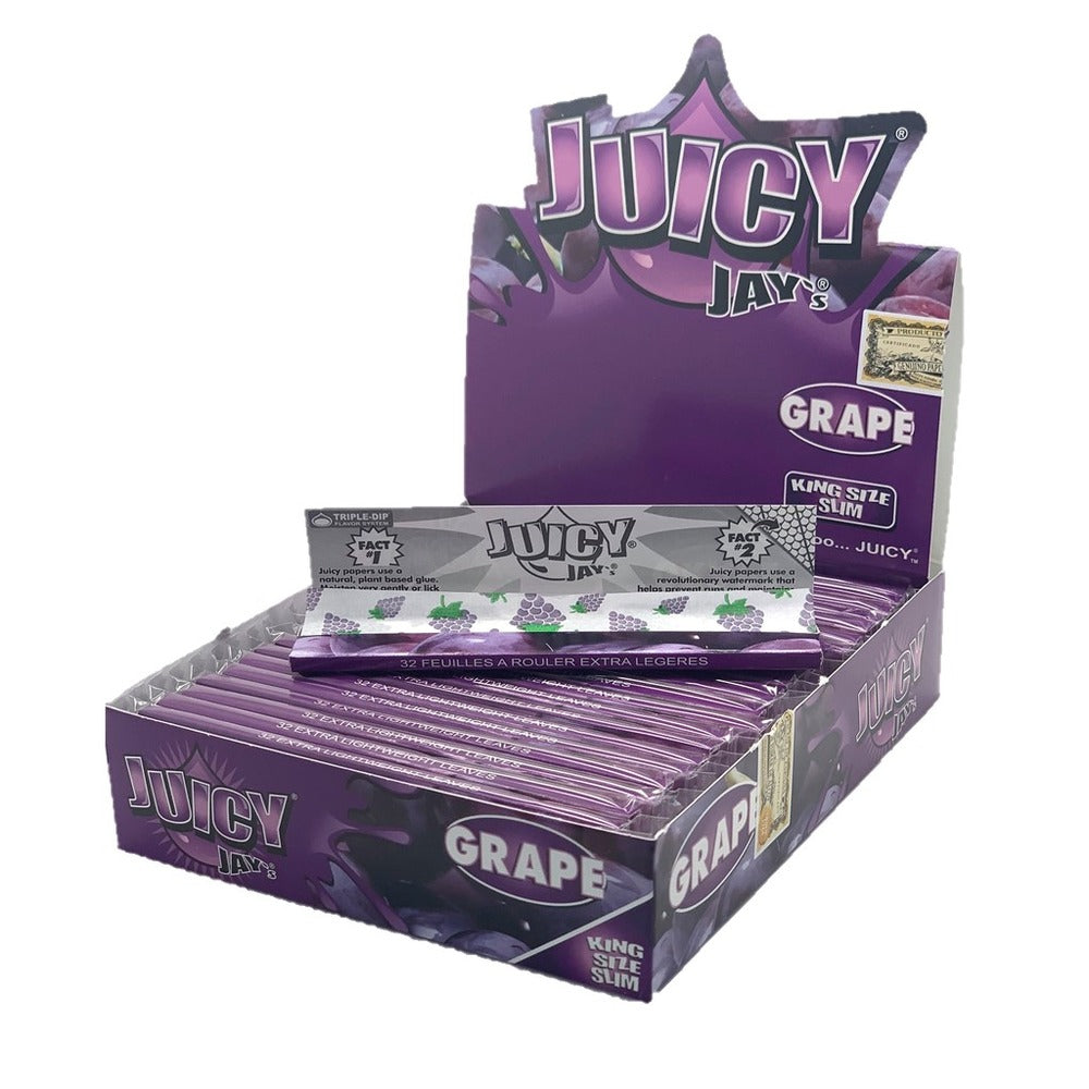 Juicy Jay Grape Kingsize Rolling Paper - Everyday Smoking 