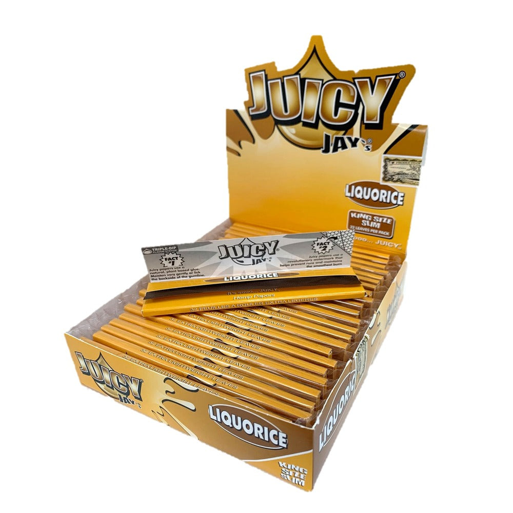 Juicy Jay Liqorice Kingsize Rolling Paper - Everyday Smoking 