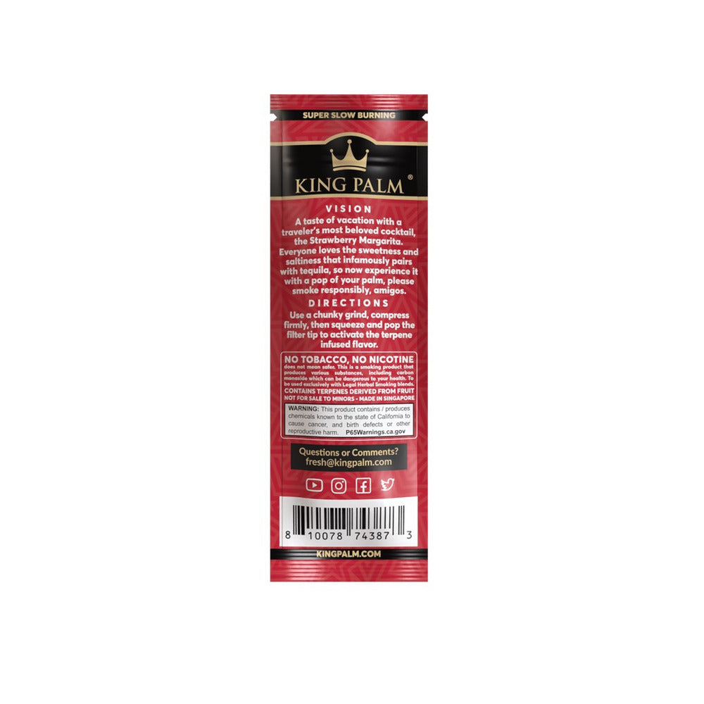 King Palm "Margarita" Real Leaf Blunt Wraps - Everyday Smoking 