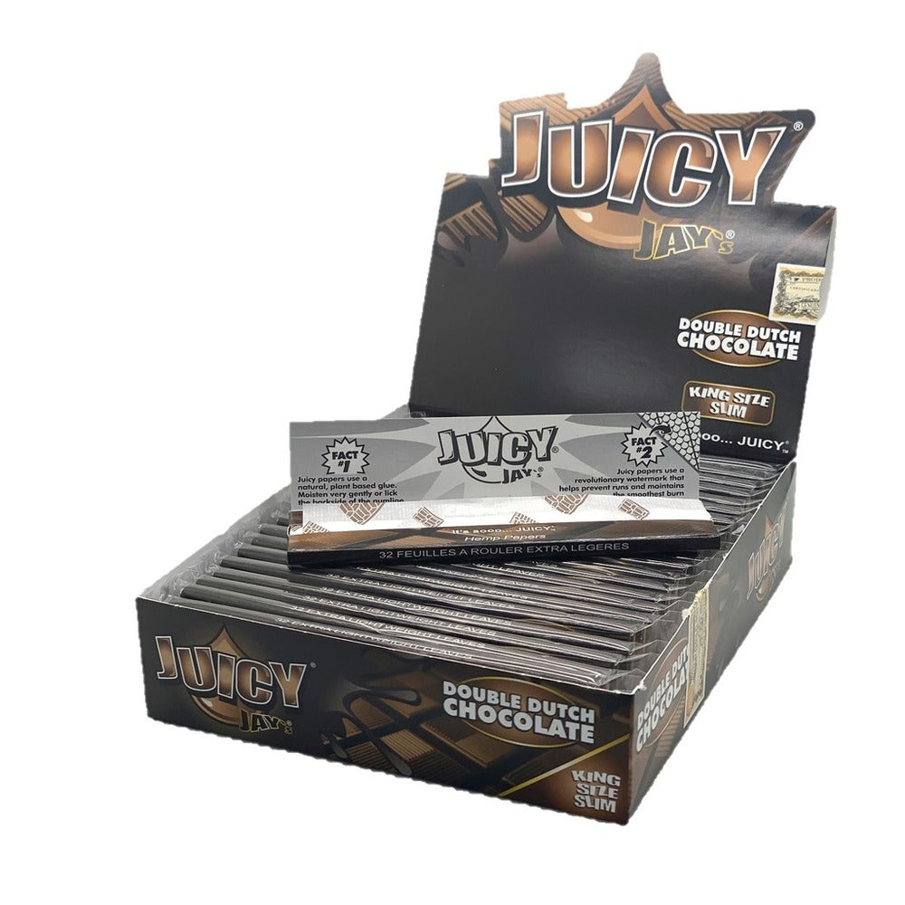 Juicy Jay Double Dutch Chocolate Kingsize Rolling Paper - Everyday Smoking 