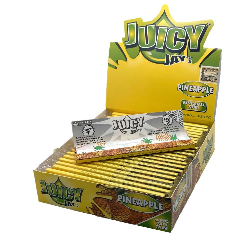 Juicy Jay Pineapple Kingsize Rolling Paper - Everyday Smoking 